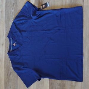 NWT Dickies Men's Dynamix Blue Medical Scrub Top Size 4XL